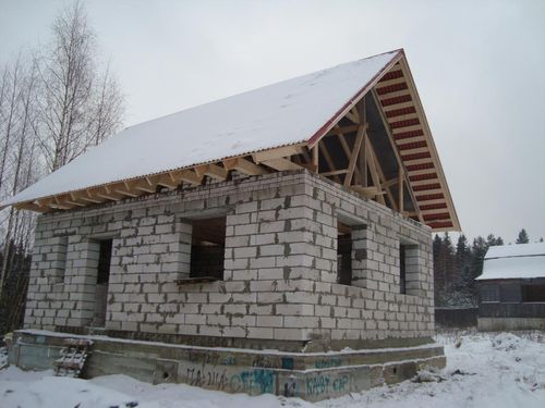 Строим дом из пеноблоков